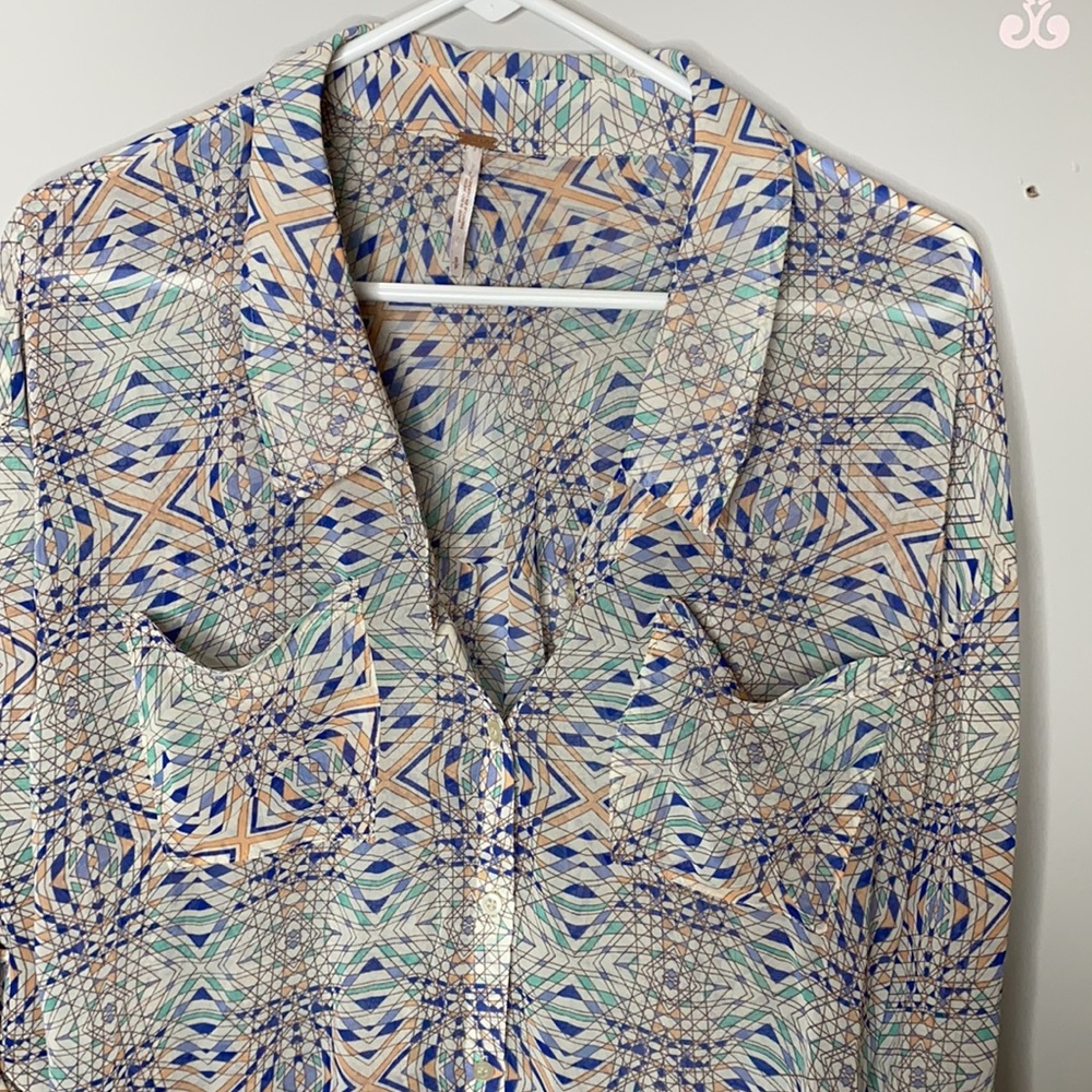 Free People Button Down - Picture 3 of 5